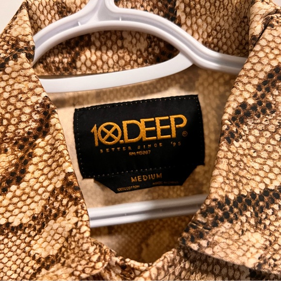 10.Deep - Snakeskin print Field / Military Jacket - Picture 4 of 5